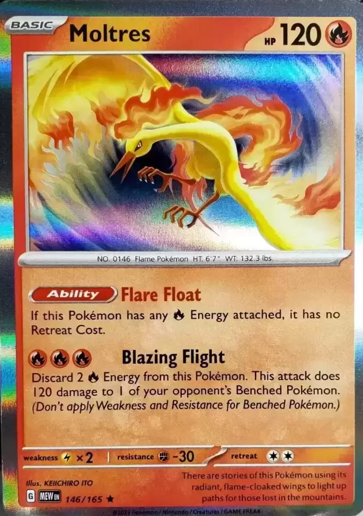 Pokemon Scarlet and Violet Moltres