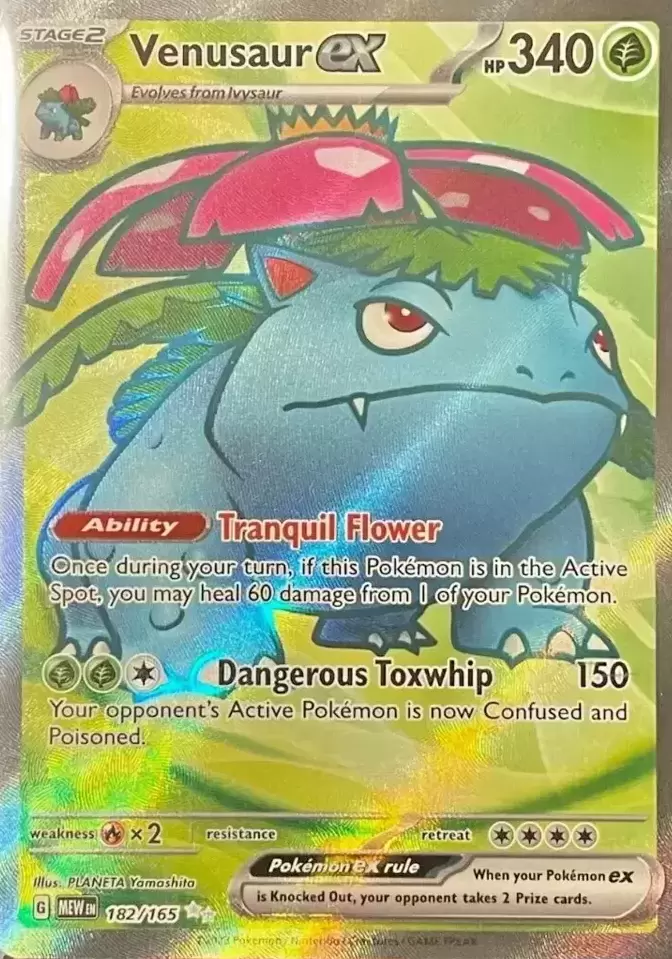 Venusaur ex (182/165) [Scarlet & Violet: 151]