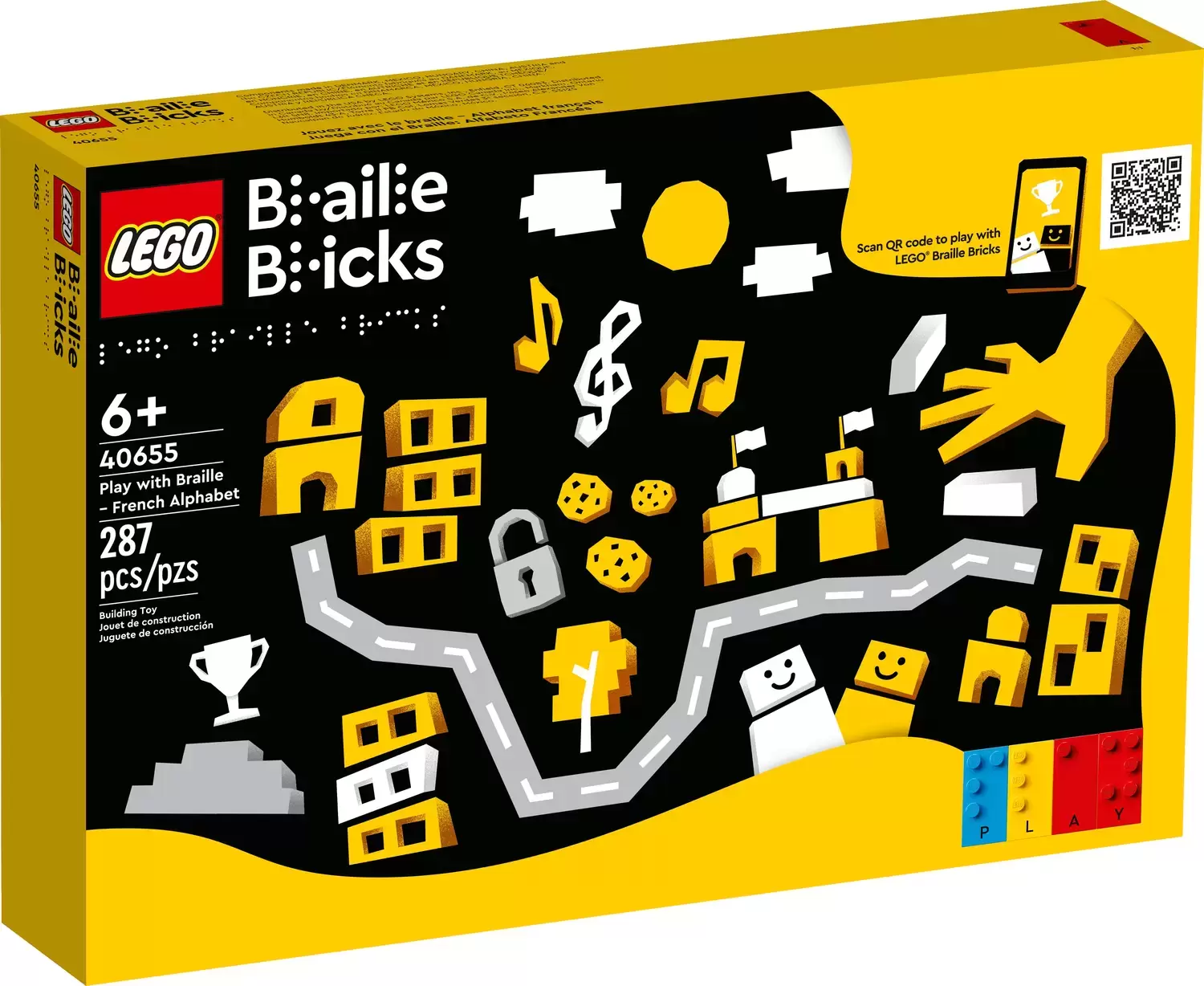 LEGO Education - Play with Braille - French Alphabet