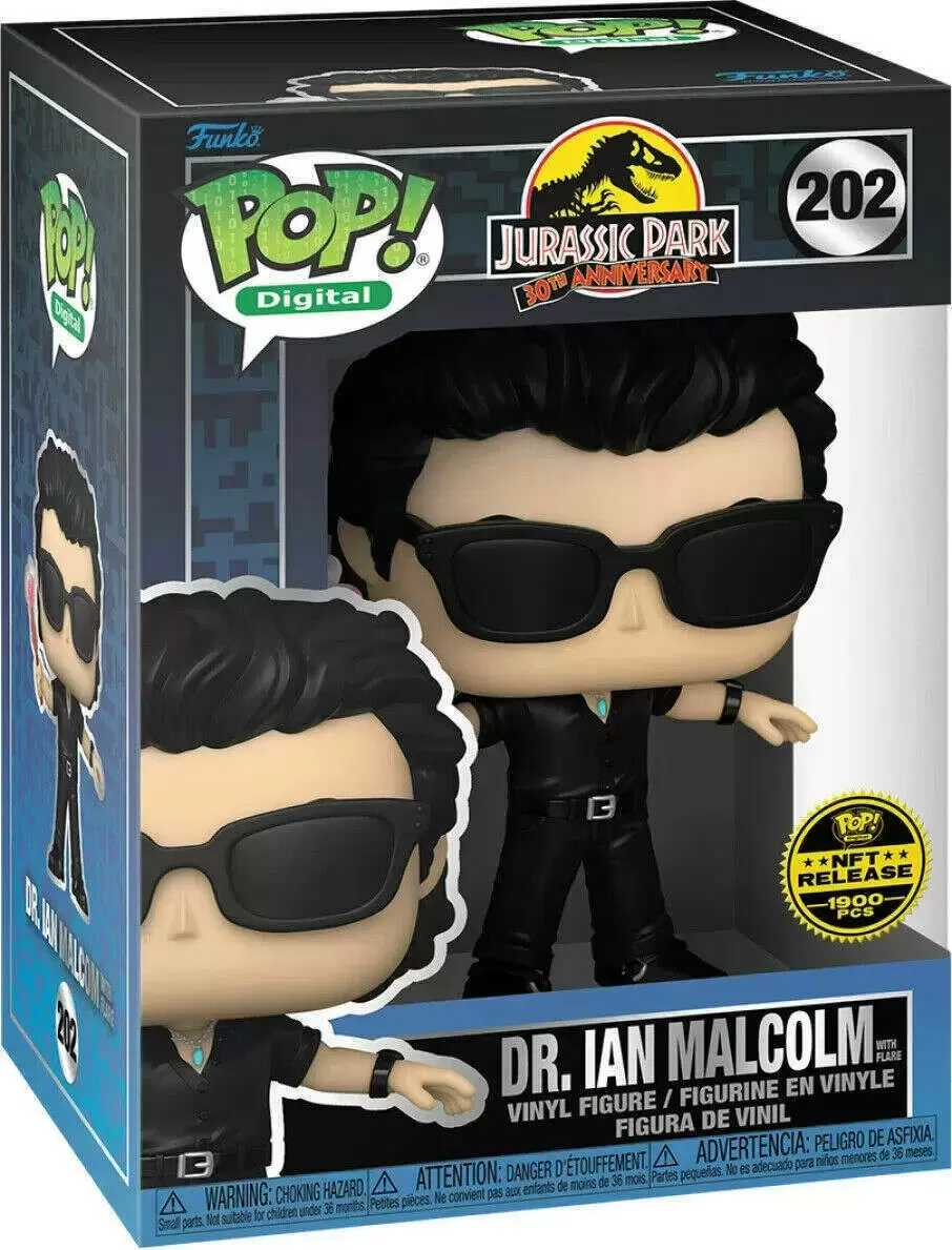 POP! Digital - Jurassic Park 30th Anniversary - Dr. Ian Malcolm