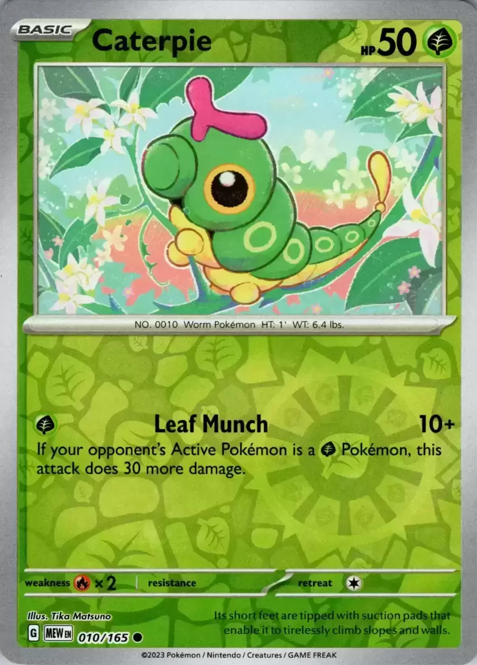 Scarlet & Violet 151 - MEWEN - Caterpie Reverse