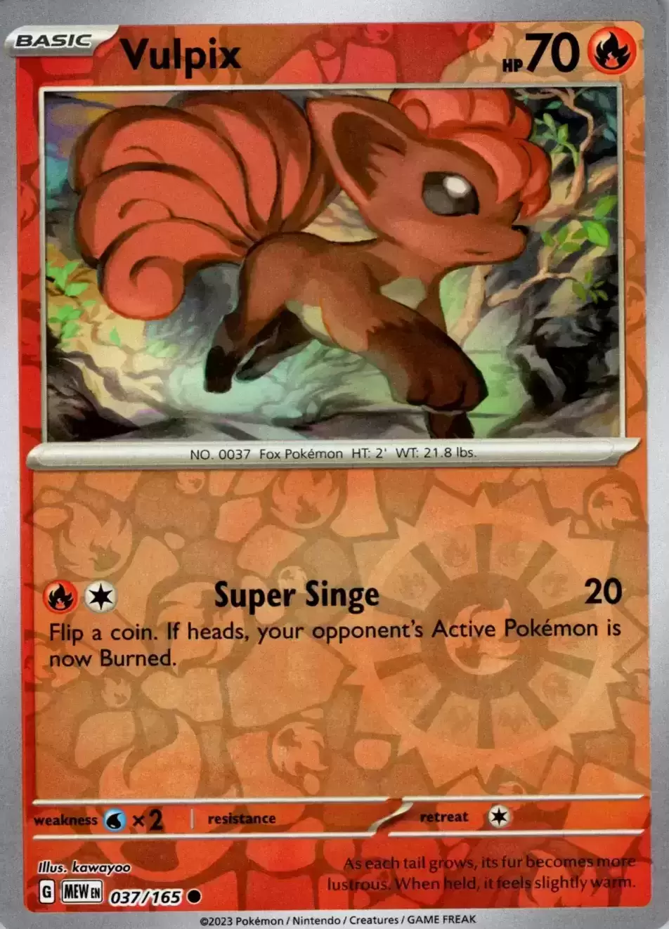 Scarlet & Violet 151 - MEWEN - Vulpix Reverse