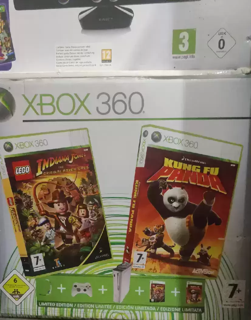 XBOX 360 Stuff - Pack Xbox 360 + Kung-Fu Panda + Lego Indiana Jones