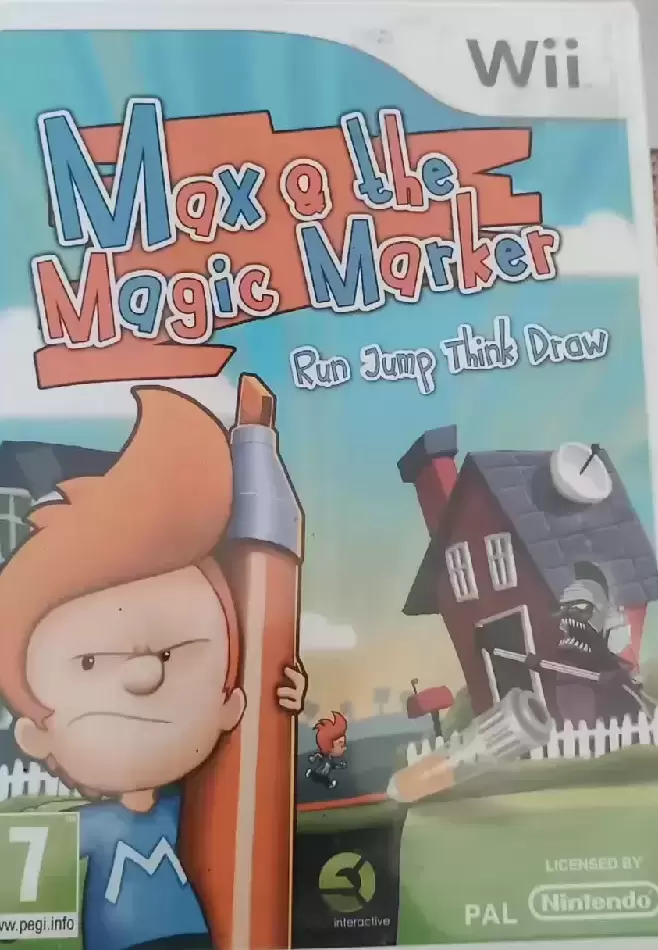 Nintendo Wii Games - Max & The Magic Marker