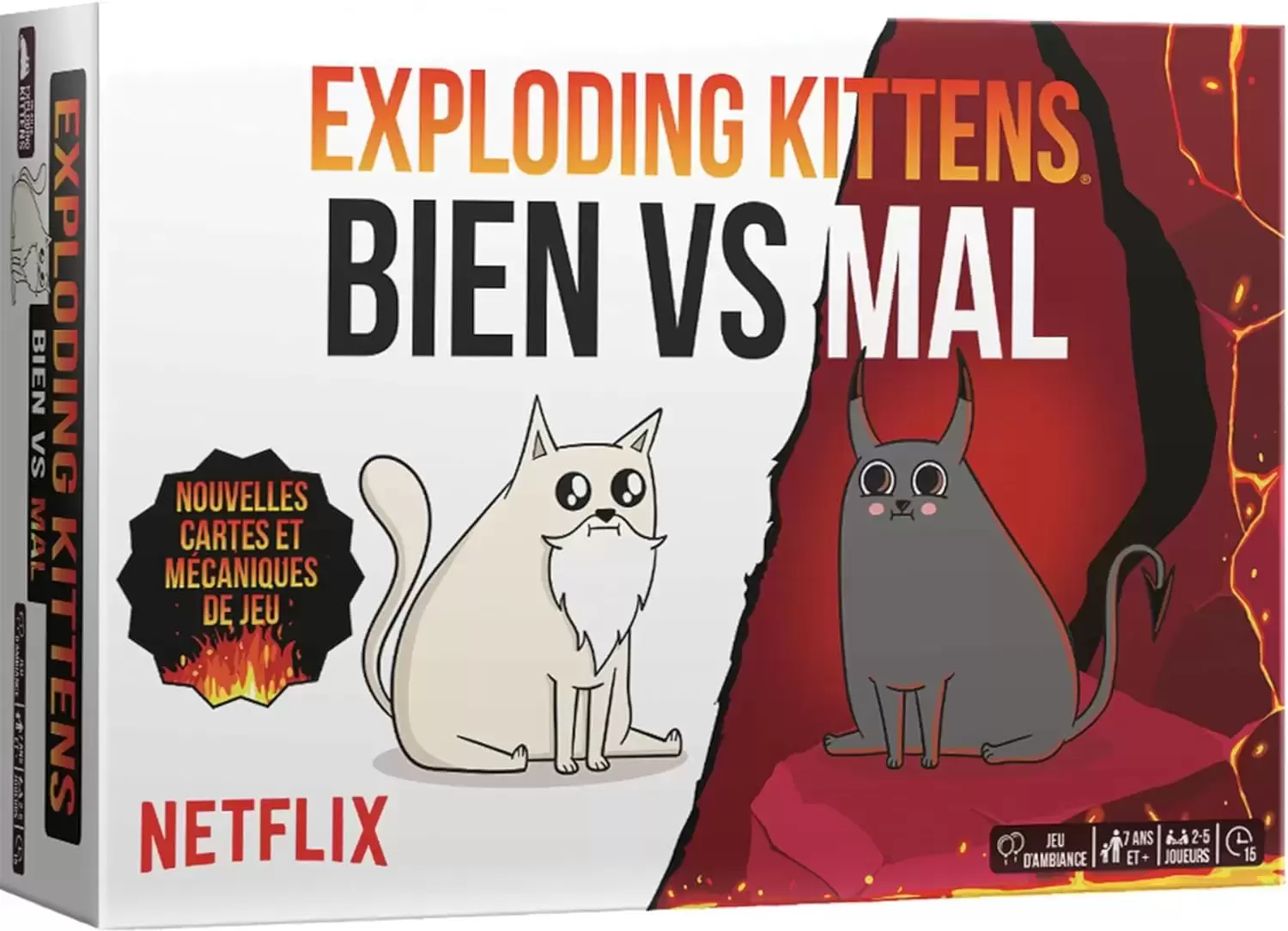 Exploding Kittens - Exploding Kittens - Bien vs Mal