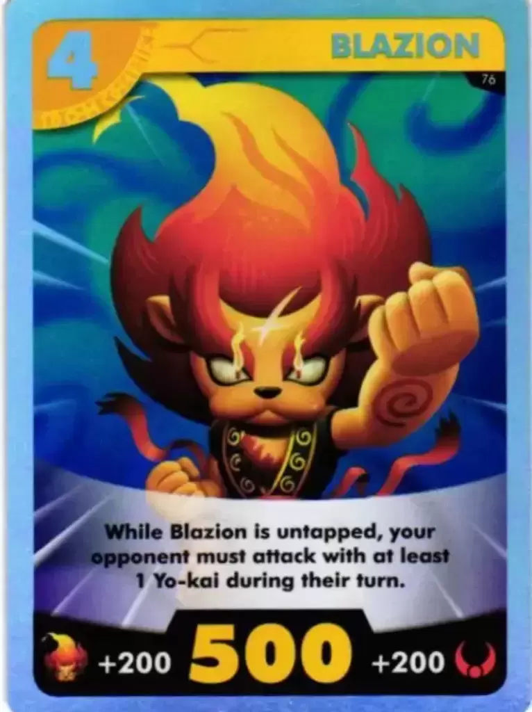 Cartes Yo-Kai Watch (version Anglaise) - Blazion