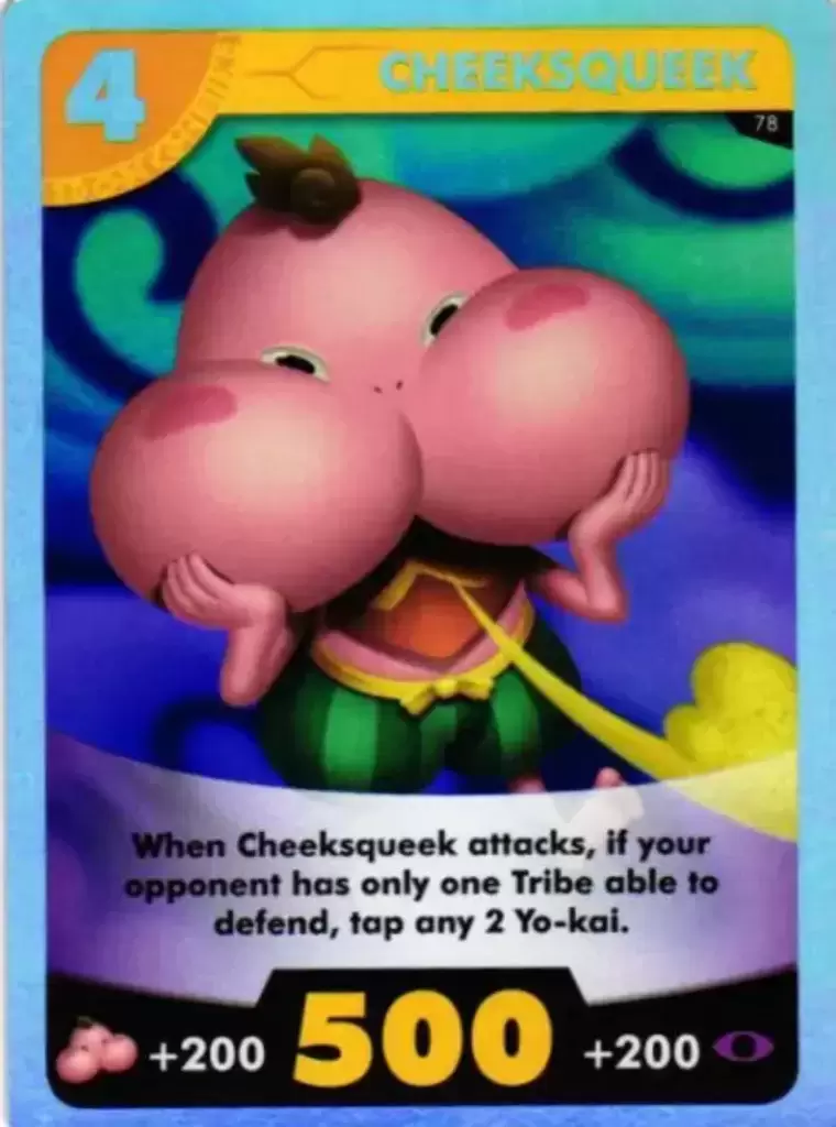 Yo-kai Watch Card Game - Cheeksqueek