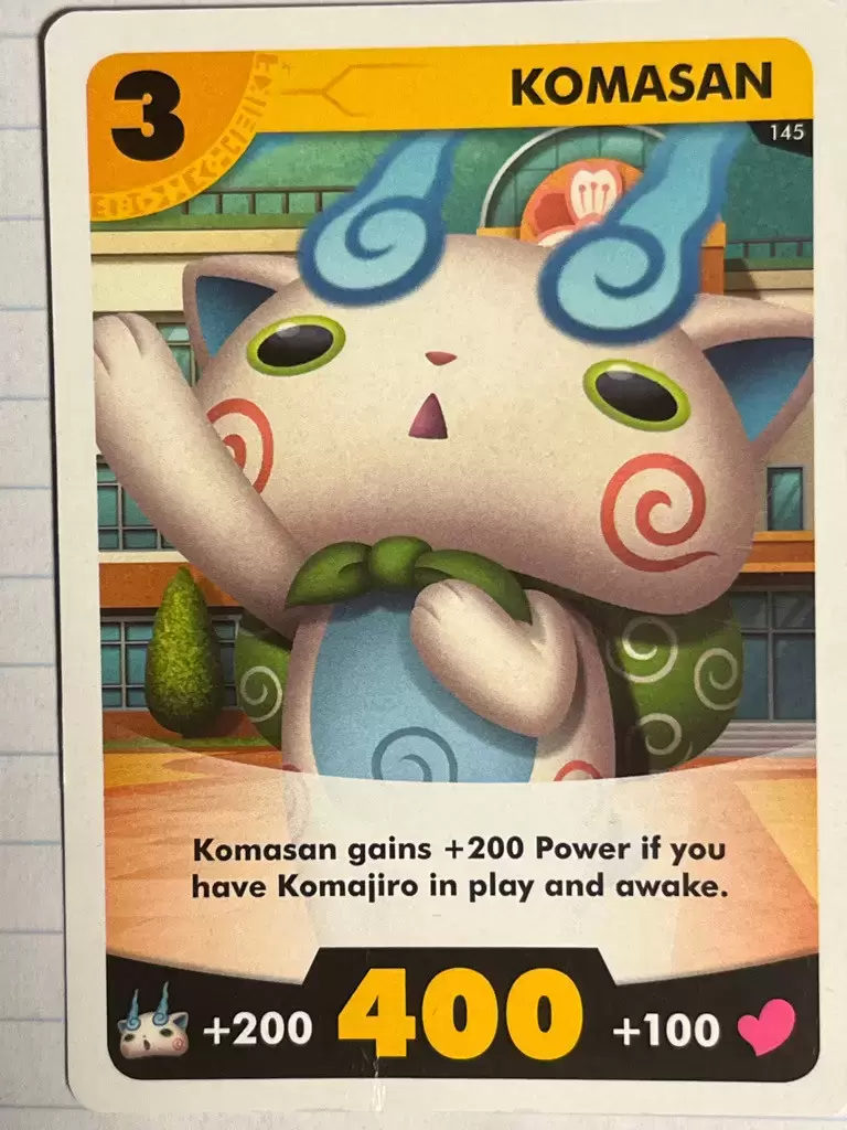 Cartes Yo-Kai Watch (version Anglaise) - Komasan