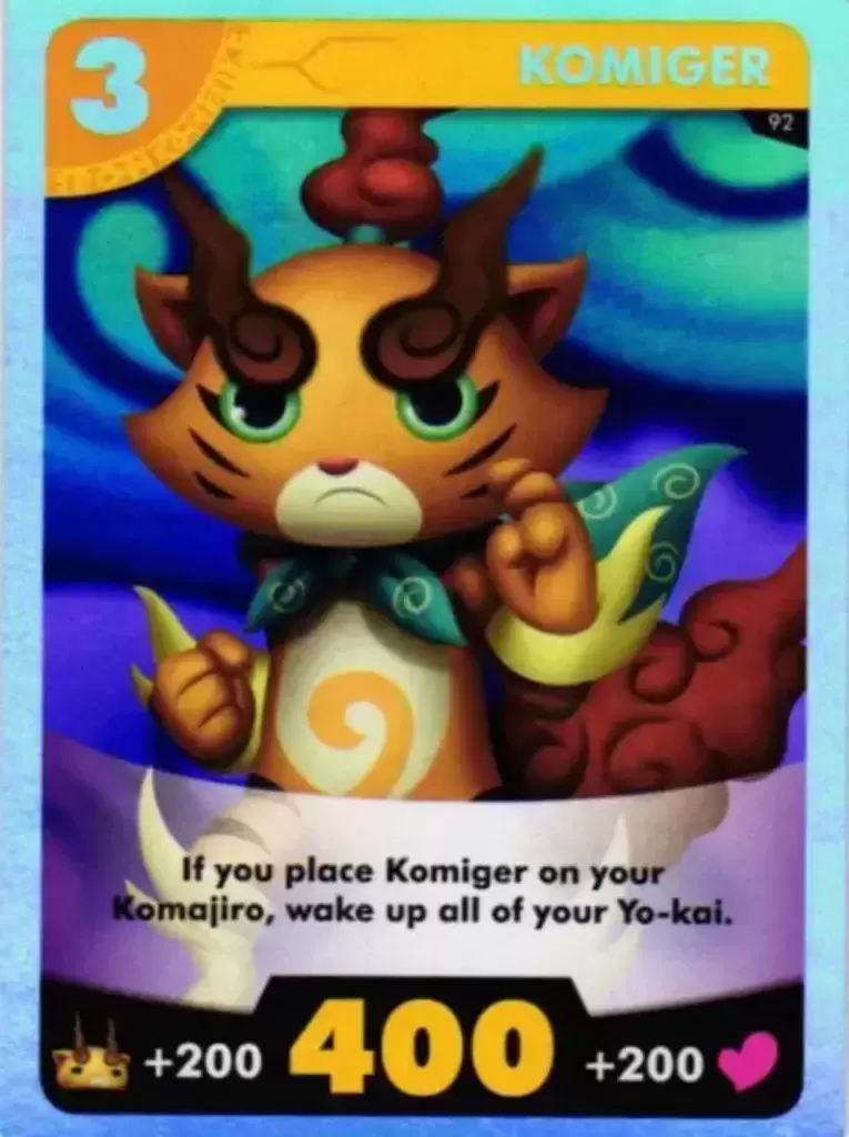 Cartes Yo-Kai Watch (version Anglaise) - Komiger