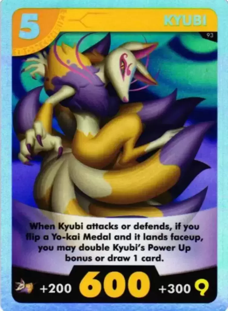 Cartes Yo-Kai Watch (version Anglaise) - Kyubi