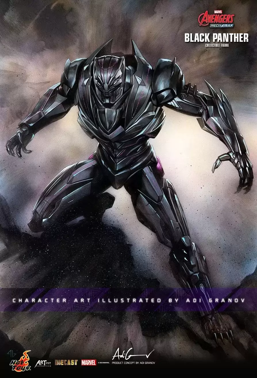 Autres collections Hot Toys - Avengers Mech Strike - Black Panther (Artist Collection)