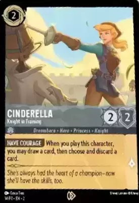 Cartes Promo Lorcana - Cinderella - Knight in Training (OP Kit)