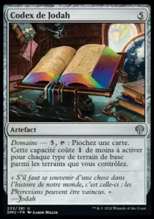 Dominaria Uni - Codex de Jodah