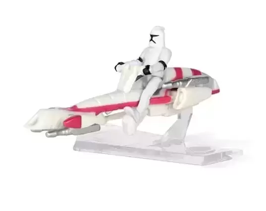 Micro Galaxy Squadron - Barc Speeder Red (Mystery Vehicle & Figure)