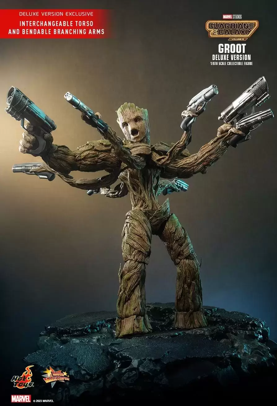 Movie Masterpiece Series - Guardians of the Galaxy Vol. 3 - Groot (Deluxe version)