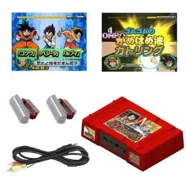 Mini consoles - Bandai - Let\'s TV Play - Dragon Ball Z × One Piece: Battle Taikan Gomu Gomu no Kamehameha - Omee no Koe de Ora o Yobu