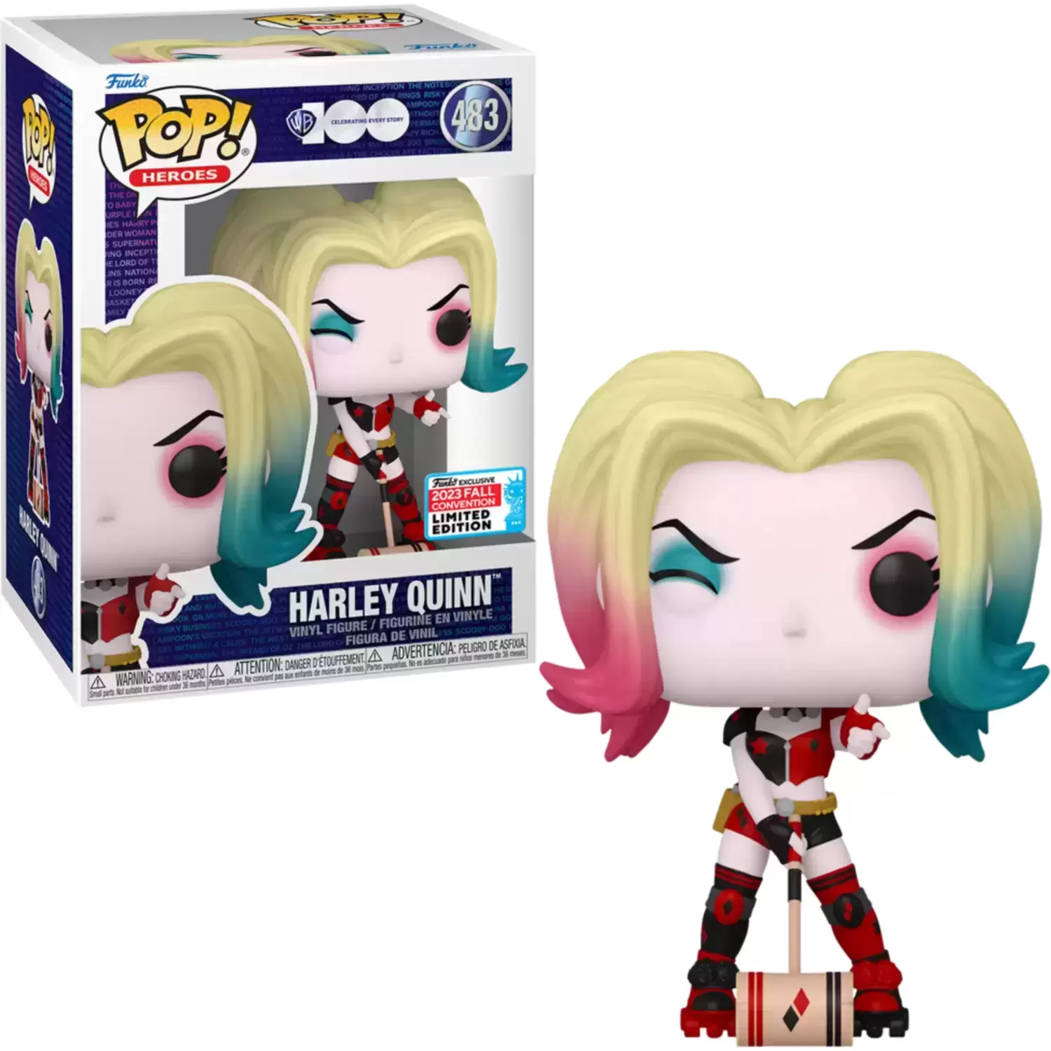 COPY] DC Comics - Harley Quinn with belt - POP! Heroes action figure 483