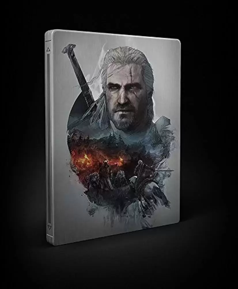 Jeux PS4 - The Witcher III Wild Hunt (steelbook)