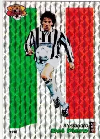 Panini U.N.F.P. Football Cards 1995-1996 - Alessandro Del Piero - Juventus