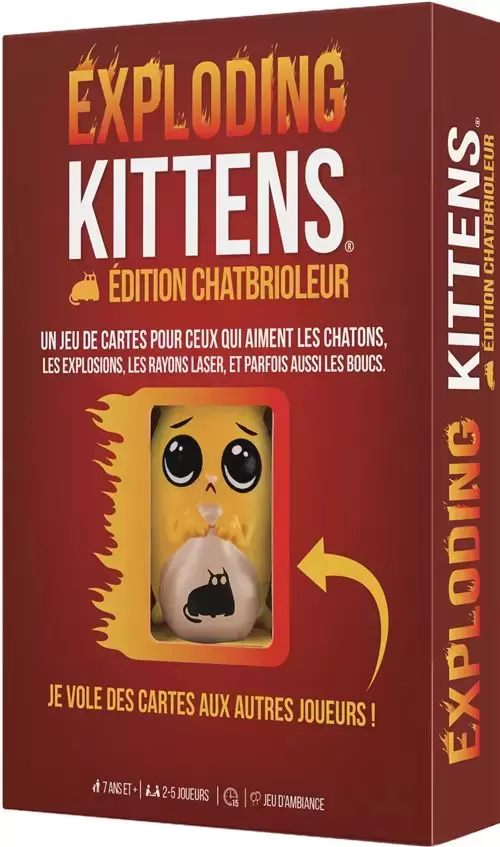 Exploding Kittens - Exploding Kittens : Edition Chatbrioleur