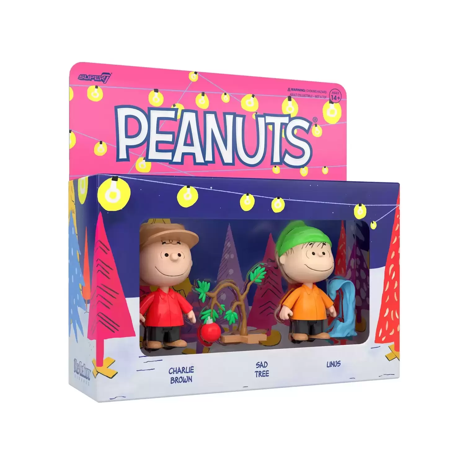 ReAction Figures - Peanuts - Holiday Box Set