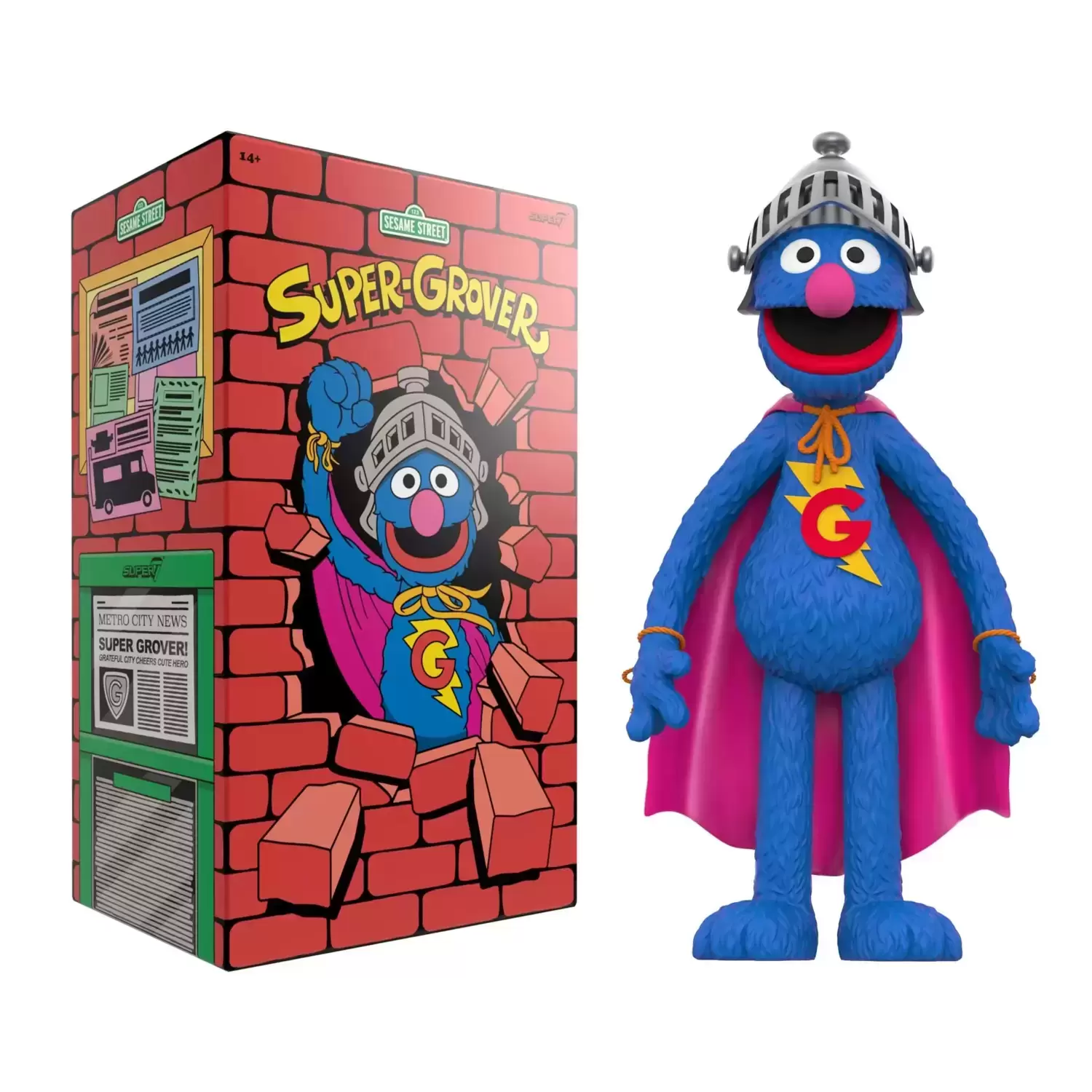 Super7 Supersize - Sesame Street - Super Grover