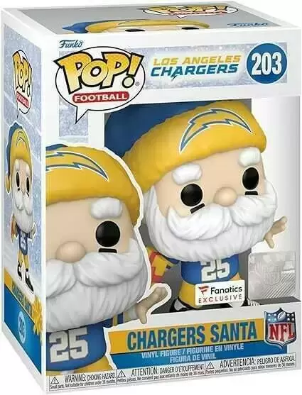 POP! Football (NFL) - NFL : Chargers - Chargers Santa