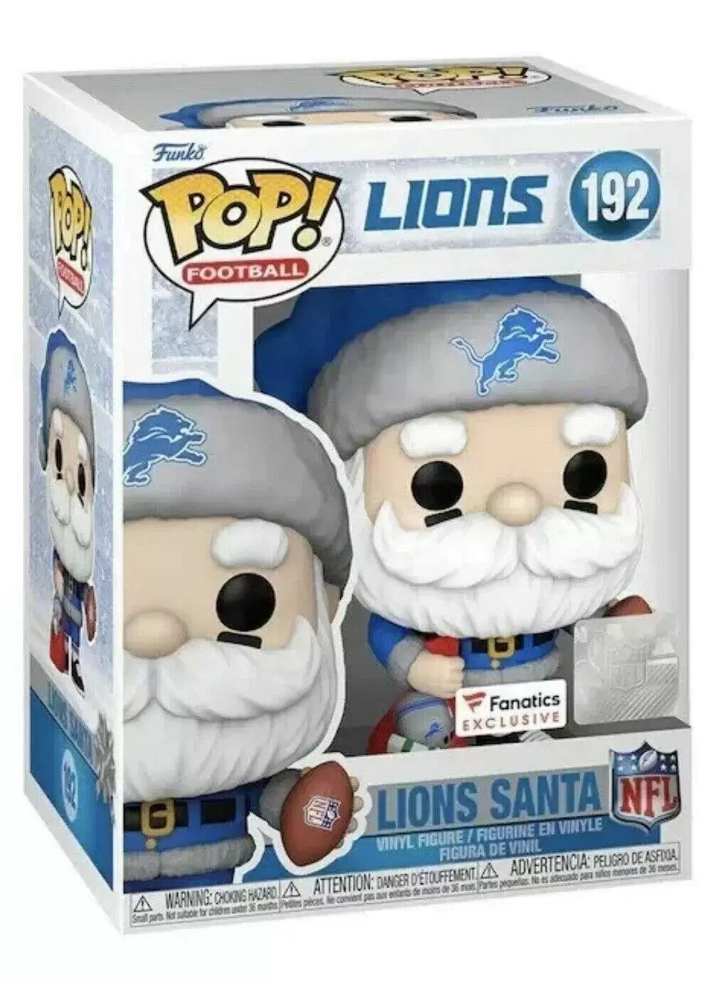 POP! Football (NFL) - NFL : Lions - Lionss Santa