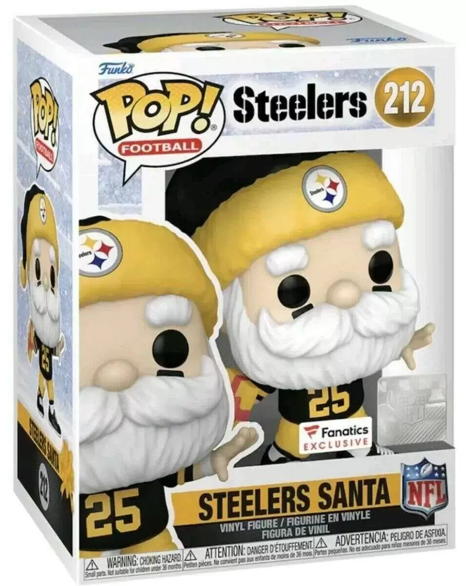 POP! Football (NFL) - NFL : Steelers - Steelers Santa