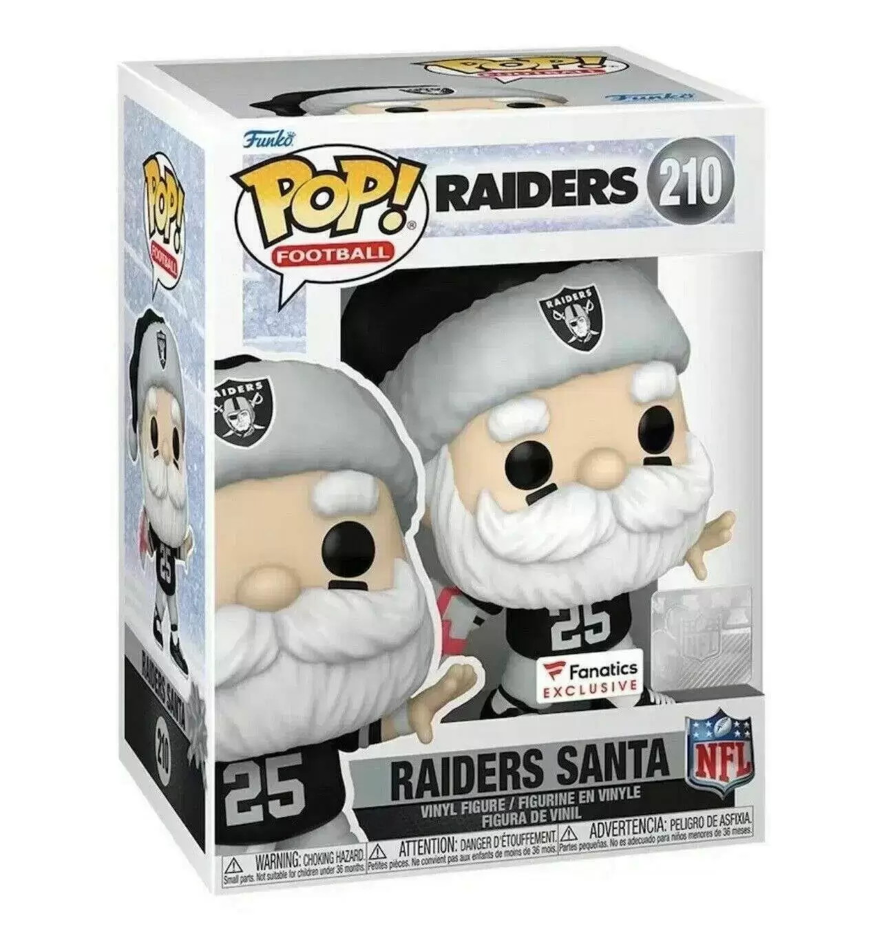 POP! Football (NFL) - NFL : Raiders- Raiders Santa