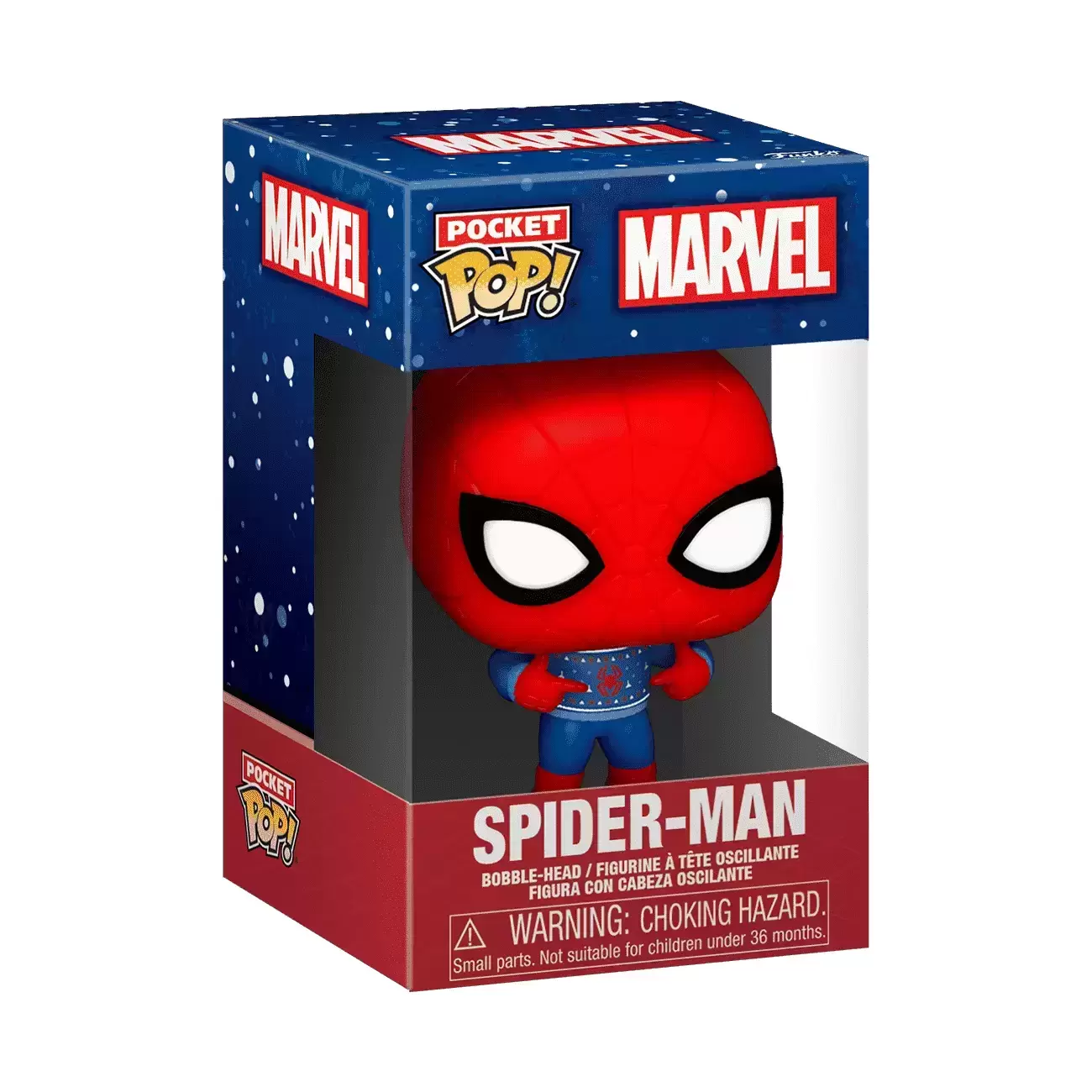 Mystery Pocket Pop! Keychain Marvel - Marvel - Holiday Spider-Man