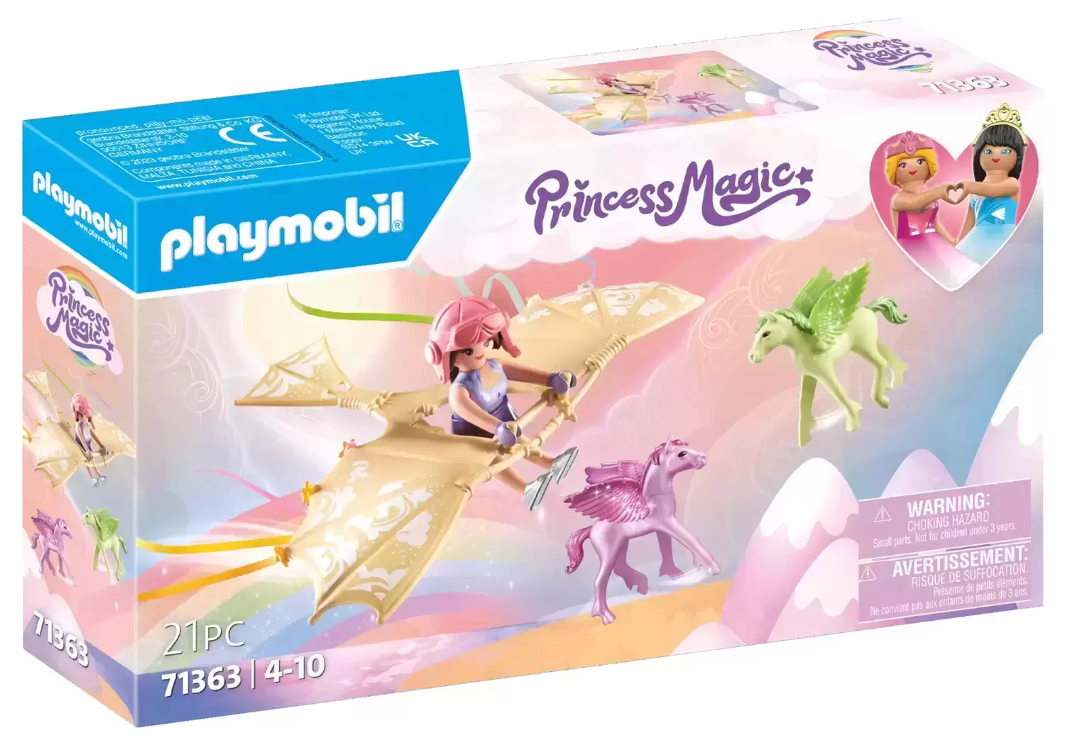 Playmobil Princesses - Princesse et  poulains ailés