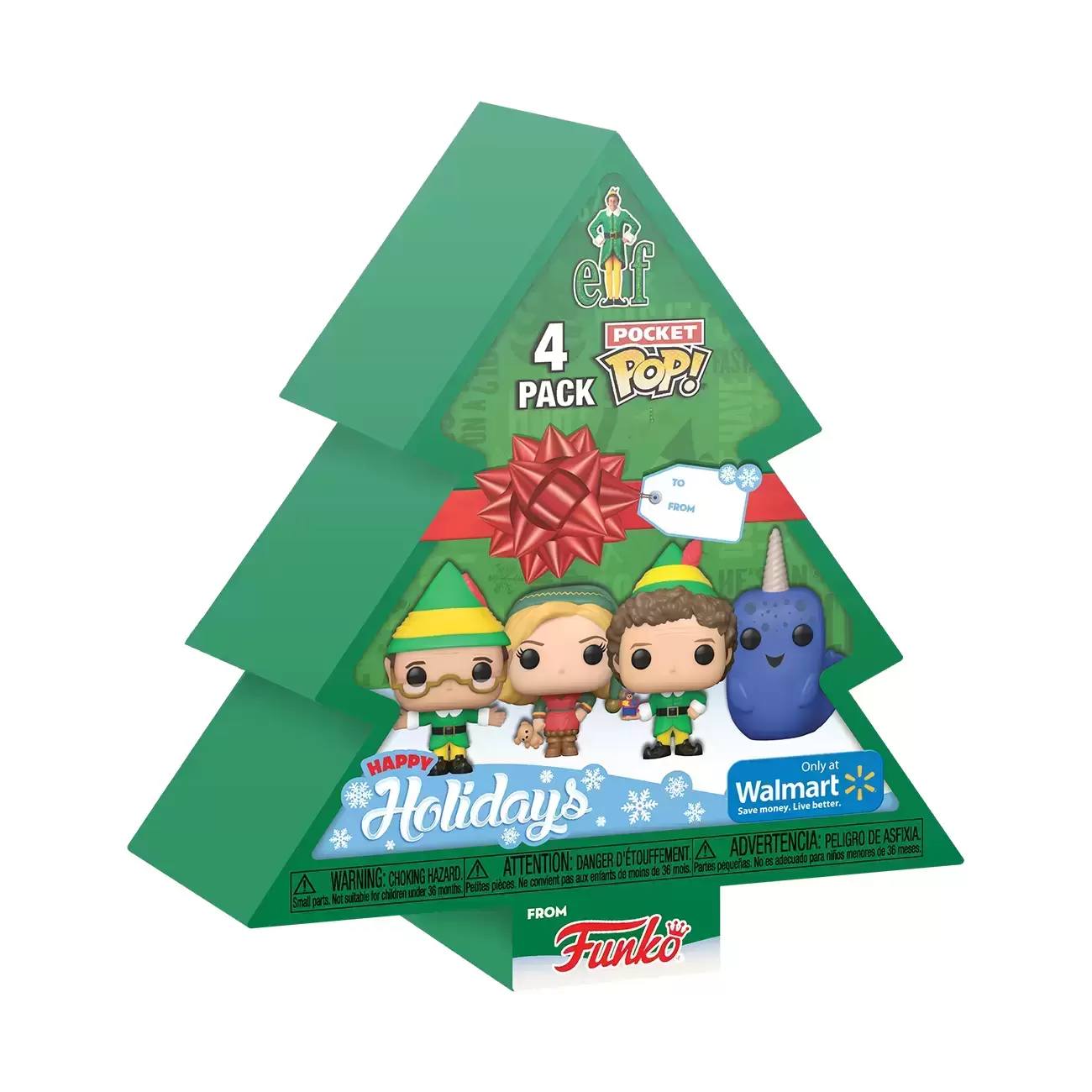 Pocket Pop! and Pop Minis! - Elf - Happy Holidays 4 Pack