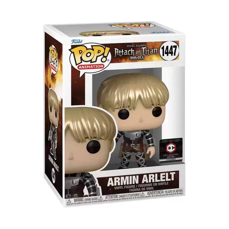 POP! Animation - Attack on Titan - Armin Arlelt Metallic