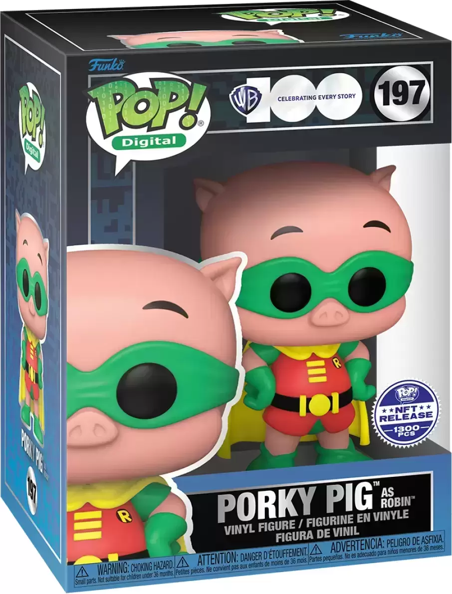 POP! Digital - WB 100 - Porky Pig As Robin