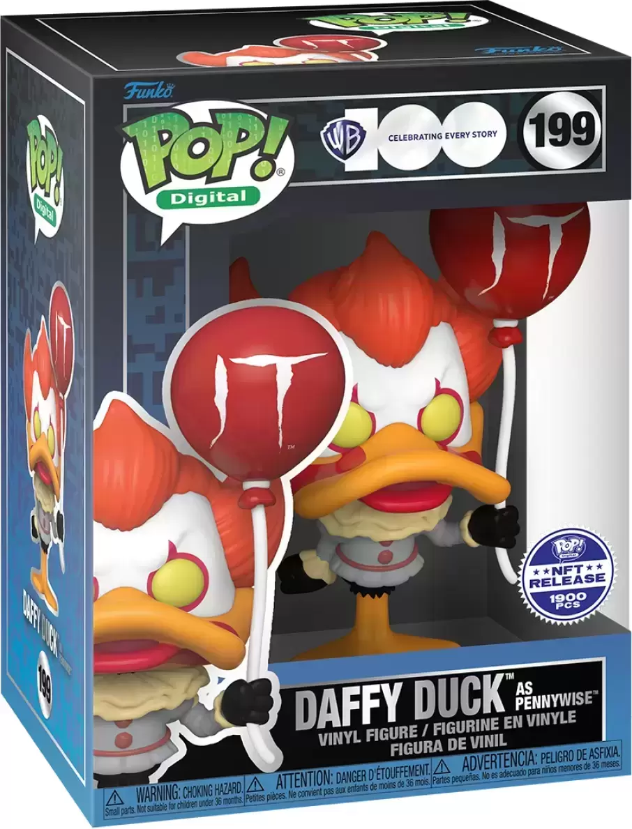 POP! Digital - WB 100 - Daffy Duck as Pennywise