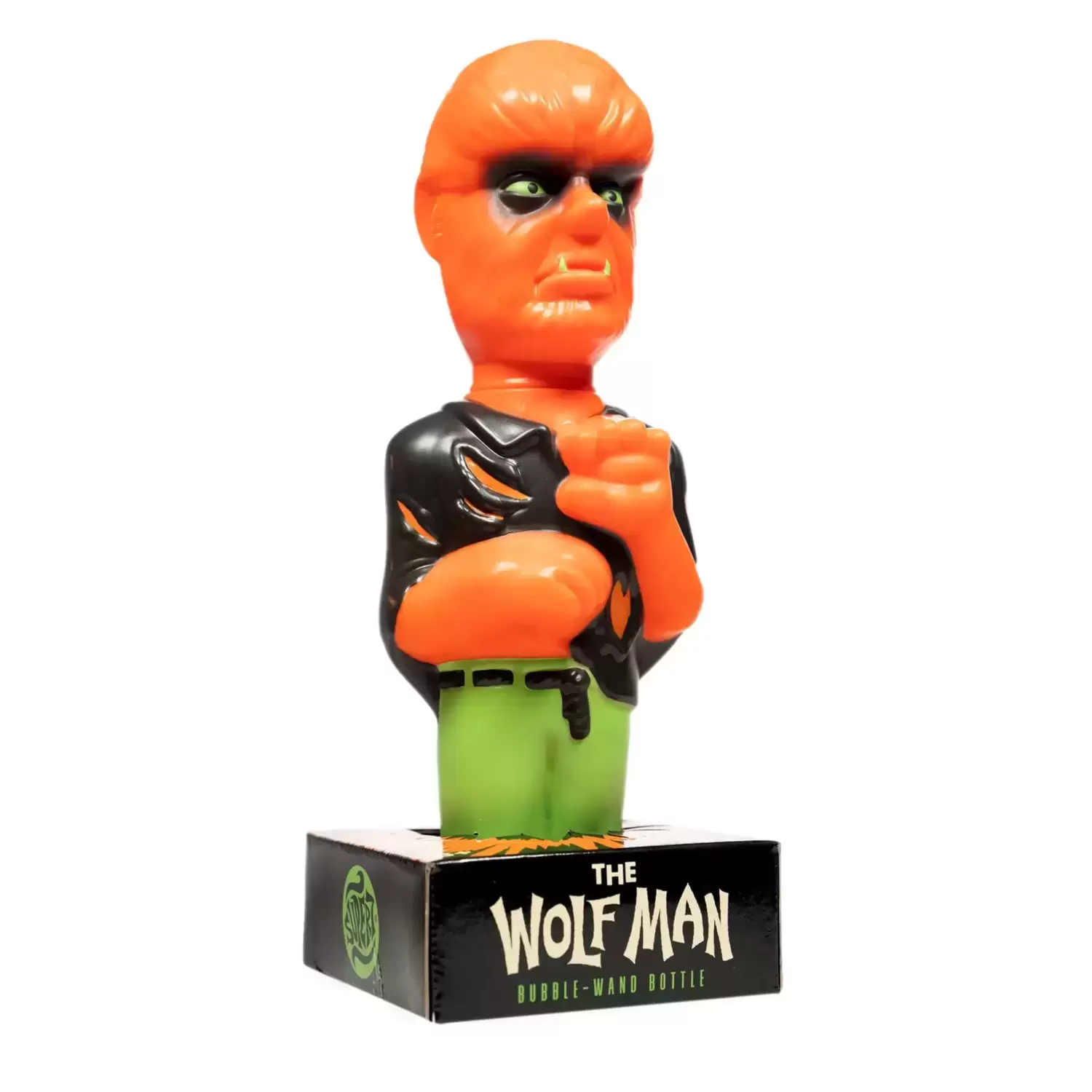 Super7 Bubble-Wand Bottle - Wolf Man (Halloween Orange)