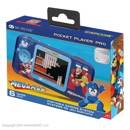 Mini Arcade Classics - My Arcade - Pocket Player - Megaman