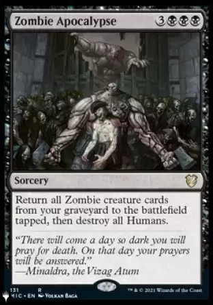 The list - Apocalypse des zombies
