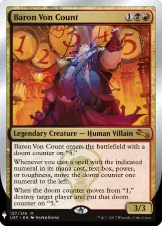 The list - Baron Von Count