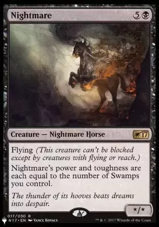The list - Cheval de cauchemar
