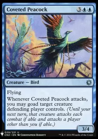 The list - Coveted Peacock