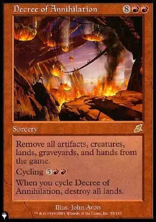 The list - Décret d\'annihilation
