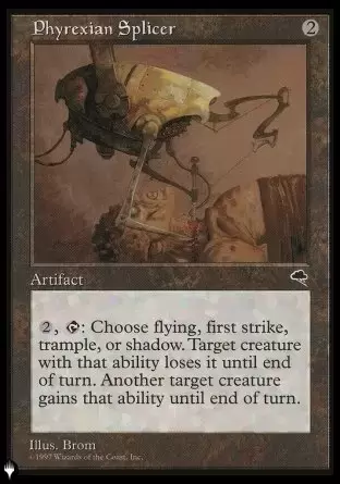 The list - Épisseur phyrexian