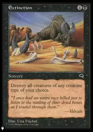 The list - Extinction