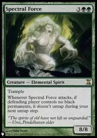 The list - Force spectrale