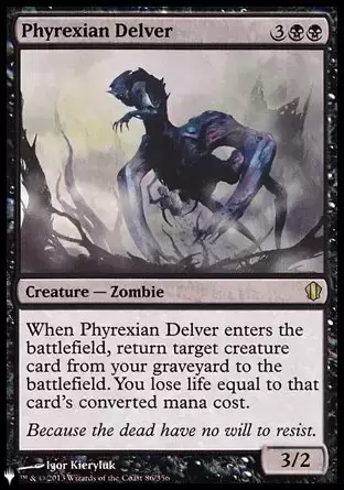 The list - Fouilleur phyrexian