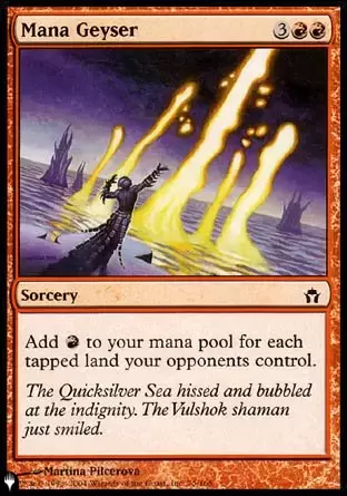 The list - Geyser de mana