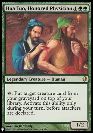 The list - Hua Tuo, médecin honoré