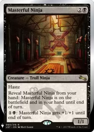 The list - Masterful Ninja